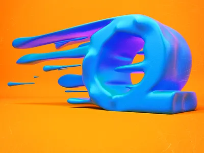 Q of Quick 3d c4d c4dfordesigners color creative lettering materials motion motion graphics render types typography