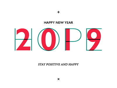 Happy New Year | HOPE2019 design graphic design typo visualdesign