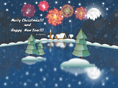 Happy New Year 2d 2d animation 2d art 2d character 2d design adobe illustrator cc animation art branding design flat illustration illustrator minimal typography ui ux vector web website