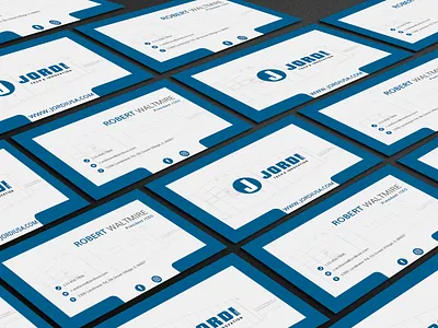 Business card Design ~ JORDI branding business card design design flat logo design branding photoshop vector
