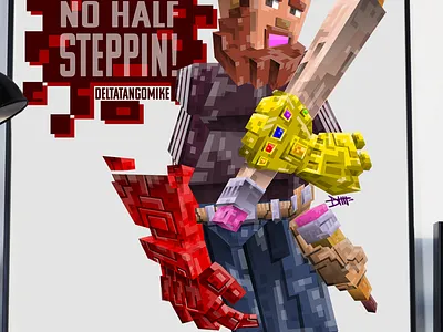 No Half Steppin adobe artlifeallday azaleacreativegroup deltatangomike documentthegame drawdaily dtm exerciseyourpassion getyourweightup iliketodraw illustrator sketchableapp