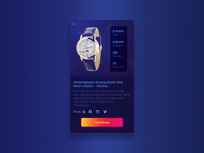 Crowdfunding Campaign #dailyui challenge 32 adobe app design daily ui graphic design photoshop ui uiux ux