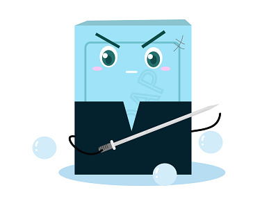 Ninja Soap 2 adobe illustrator cute design illustration vector
