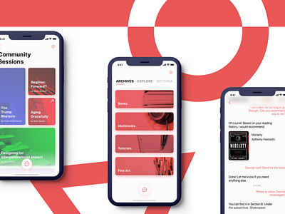 Victoria app branding design flat icon illustration iphonex minimal typography ui ux vector