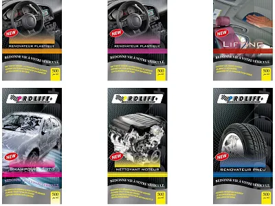 Car Cleaner Labels branding design illustration logo type typography vector