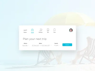 DailyUI #53 Header navigation