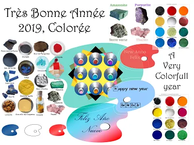 Bonne Année Colorée bonne année