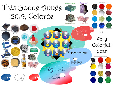 Bonne Année Colorée bonne année