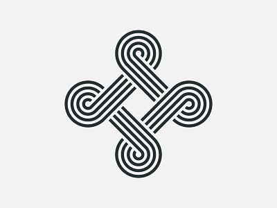 Cross carved cross design icon logo vector