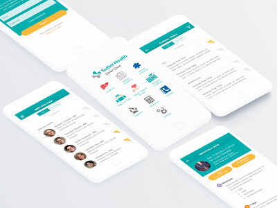 Sutter Health Liver Care App android app app design doctors health ios iphone liver medical transplant ui ui ux design ux