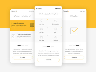 Furmall - Concept App UI/UX app concept app design design furniture app minimal ui