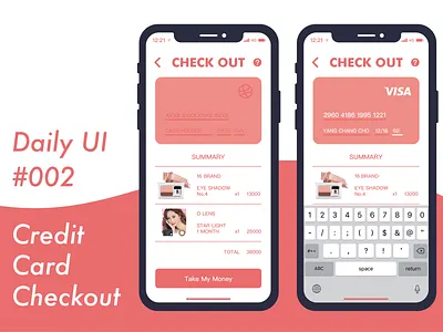 Daily UI #002 Credit Card Checkout app checkout credit card checkout daily daily 100 daily 100 challenge daily challange daily ui dailyui design flat icon ios iphonex mobile ui web