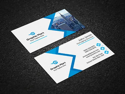 Minimalist Business Card 300 dpi bc black blue business card card cmyk color corporate business card creative business card green modern business card modern card name card print professional business card qrcode template vc visiting card