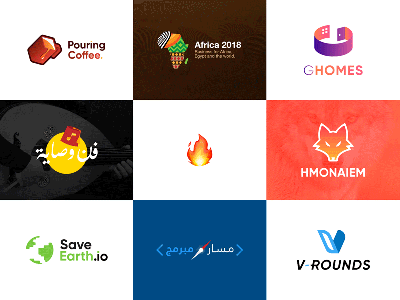 2018 Best logos animation best logos branding colors creative golden ratio icon illustration inspiring karaman logo logo animation symbol vector