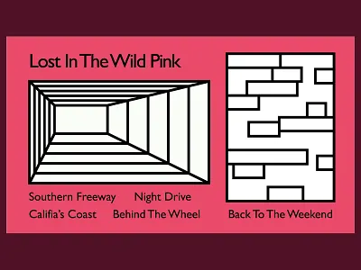 Lost In The Wild Pink design illustration