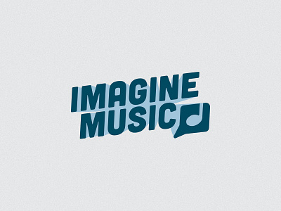 Imagine Music Logo branding design logo music musical note note