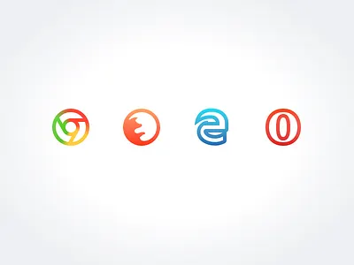 Sneak Peak 9: Browser Icons chrome edge firefox icon pack opera