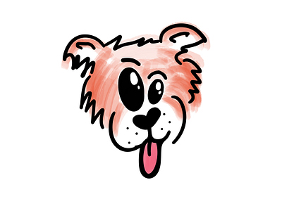 Furry friend 🐩 🐕 🐶 colors difital art dog doodle friend furry happy stylus