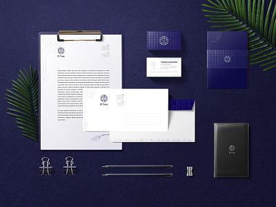 M.Tree black blue brand branding collection logo mtree naming studio yobko