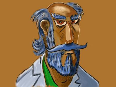 Prof design doodle illustration proffessor