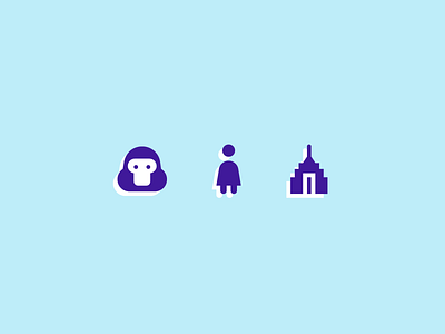 001. Gorilla, Woman, Skyscraper empire state building gorilla icon skyscraper symbolicons woman year of icons