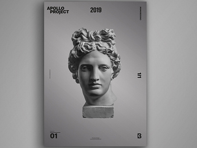 Apollo Poster Number 1 The Minimalist graphic design layout poster poster challenge