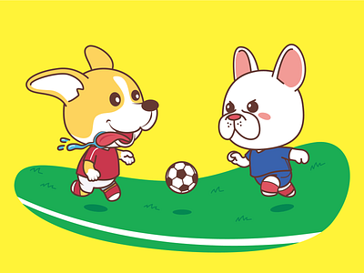 Pet World Cup dog football game