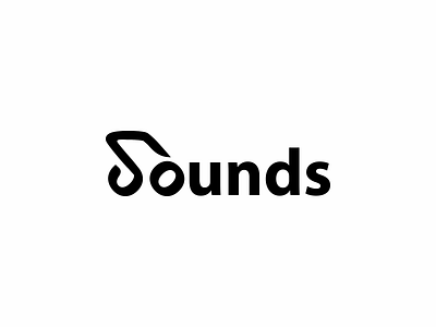 sounds 6/365 🎵 akdesain branding clean creative design illustration lettering logo design logo type minimal modern music negative space note soul sounds typography vector