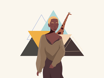 Africa africa artwork black woman drawing illustration picture visual art woman