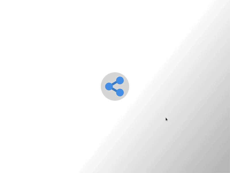 Daily UI: Social Share Icon animaiton dailyui design keynote sketch ui vector