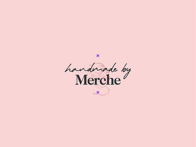 Handmade by Merche adore amigurumi brandig cute illustration logotype mexico