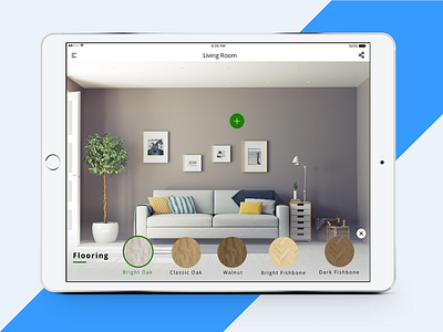 Choose your floor ! decorate ipad ui