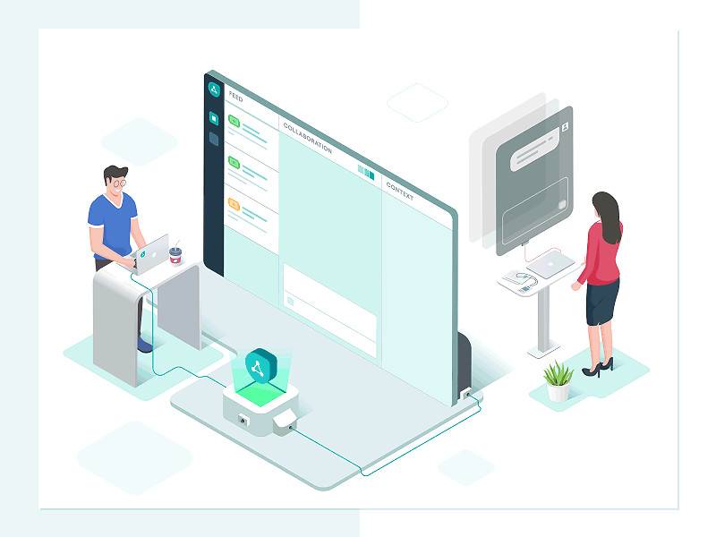 Stop Copy Pasting Start Collaborating 1 charachter design chennai collaboration context design freshworks illustration isometric illustration sharing svg animation webpage