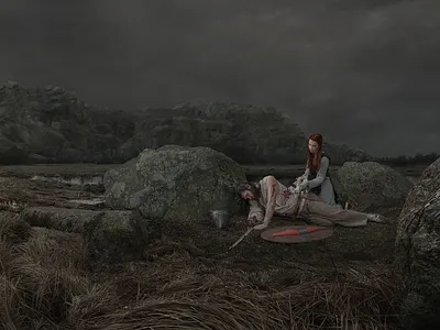 Celtic story fotografie fotomontáž photo photomontage photoshop post produkce retušovat