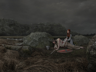 Celtic story fotografie fotomontáž photo photomontage photoshop post produkce retušovat