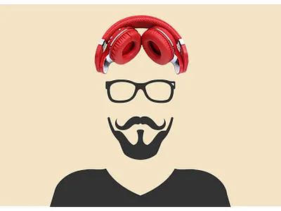 How would you sell headphones? adobe adobe illustrator branding design ecommerce graphic art headphones illustration minimalism music visual design