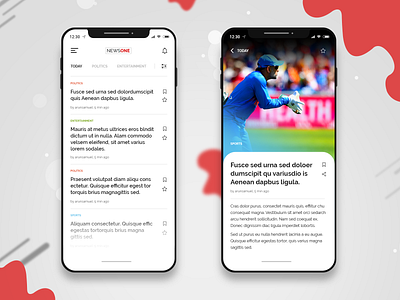 News App news app ui ux ui