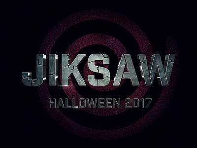 Jigsaw 3D Text Effect 3d 3d text cinematic download film hollywood horror intro jigsaw logo mock up mockup movie photoshop psd template text effect text styles title typography