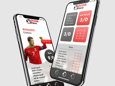 Soccer APP project app design footbal minimal soccer soccer app typography ui