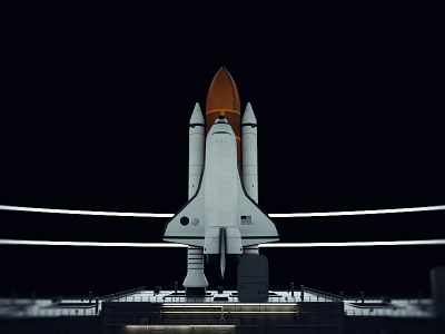 LAUNCH 2019 3d 3d art c4d nasa octane shuttle space