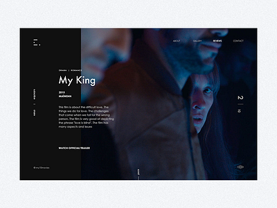 10movies blog concept concept design film minimal movie photos simple simple design typography ui ux