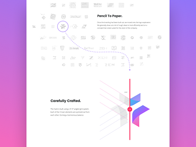 Zentrust Unfold agency app brand agency branding casestudy design interaction logo process sketches slider ui unfold ux web website zentrust