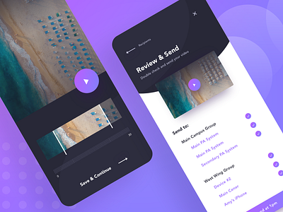 Video Sharing Workflow app branding design mobile sketch ui ux video video edit video share