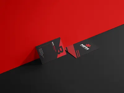 Business Card mockup - MFM advertising brand branding business card design isotype logo logotype publicity stationary stationary design typography vector
