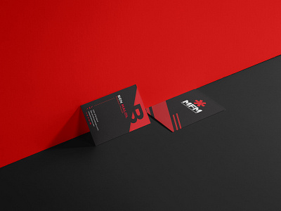 Business Card mockup - MFM advertising brand branding business card design isotype logo logotype publicity stationary stationary design typography vector