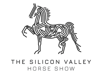 Silicon Valley Horse Show official logo branding design logo typography vector