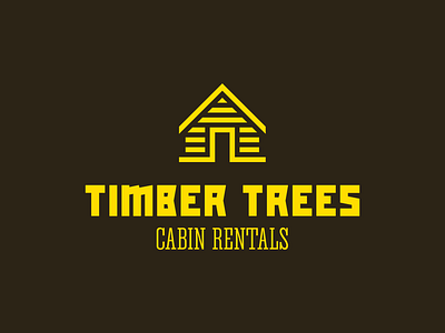 Timber Trees Logo badge branding design flat graphic design graphic art icon illustration illustrator logo minimal type typography vector