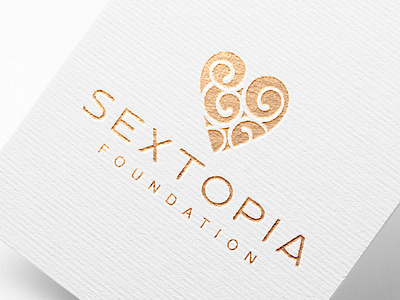 Sextopia award winning award winning logo beautiful logo heart logo logo design concept sex sexim sexual sexuality simple design