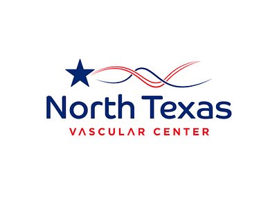 North Texas Vascular Center clinica health care health care logo medical design medical logo north american texas design vascular center logo vascular health care