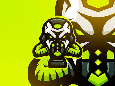 Toxic Mascot (Purchase Available). animation beast beasts branding design gasmask gasmasks graphic design icon identity identity branding identity design identity designer illustration logo logo mascot mascot character mascot design mascot logo mascot logos minimal